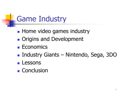 Econ 511 Industrial Organization