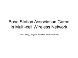 Base Station Association Game in Multi