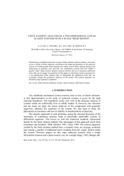 FINITE ELEMENT ANALYSIS OF A TWO