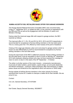 Numsa accepts fuel retailers wage offer for garage workers