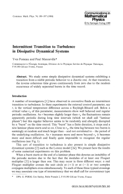 Intermittent Transition to Turbulence in Dissipative