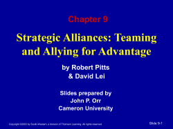 Strategic Alliances
