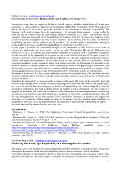 I paper presentati (download) - Società Italiana di Neuroetica