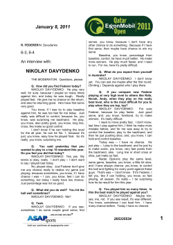 April 22, 1995 - Qatar Tennis Federation