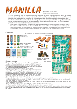 Contents: Game overview