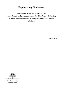 Explanatory Statement AASB2014-4
