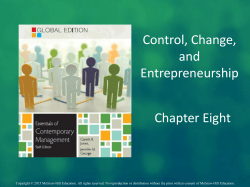 Organization Change - McGraw Hill Higher Education