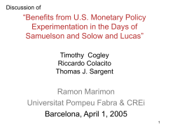 Cris Sims` MACRO-ECONOMICS AND REALITY