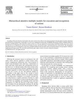 Hierarchical attentive multiple models for execution and recognition