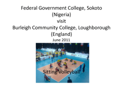 Sitting Volleyball