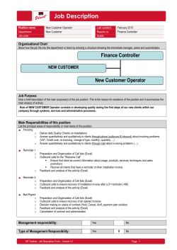 Job Description Form
