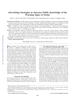 Advertising Strategies to Increase Public