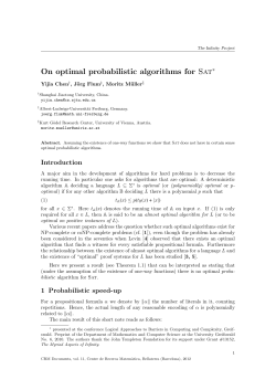On optimal probabilistic algorithms for Sat