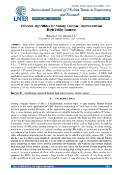 Efficient Algorithms for Mining Compact Representation