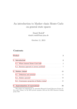 An introduction to Markov chain Monte Carlo on general state spaces