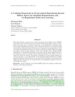 A Unifying Framework in Vector-valued Reproducing Kernel Hilbert