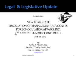 Annual Legal Update