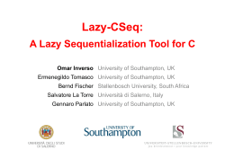 cseq-lazy - University of Southampton