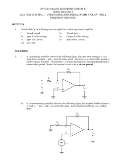 ekt 214 analog electronic circuit ii