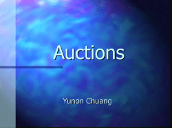 Auctions