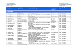 Title/Name - The Valley Private Hospital
