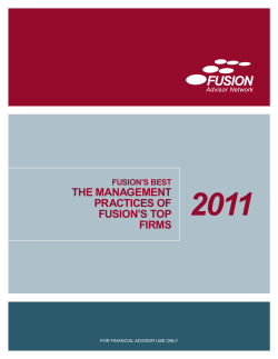 the management practices of fusion`s top firms