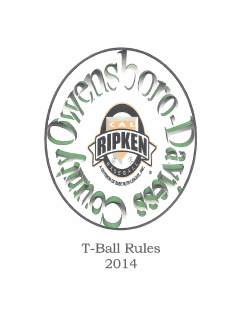 Cal Ripken Tee Ball