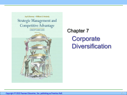 Corporate Diversification
