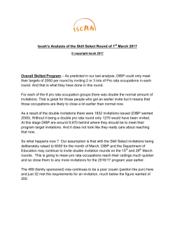 Iscah`s Analysis of the Skill Select Round of 1st March 2017 Overall