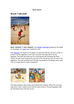 Beach Volleyball - NSALMERONBILING