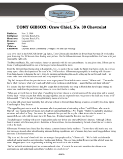 Tony Gibson Bio FINAL - True Speed Communication
