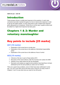 Unit 3A Exam practice answers