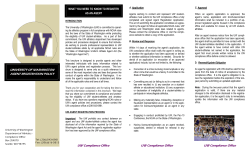 Agent Brochure - Washington Huskies