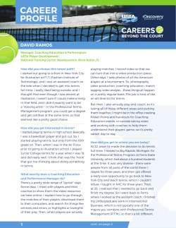 career profile - Careers Beyond the Court