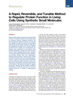 A Rapid, Reversible, and Tunable Method to