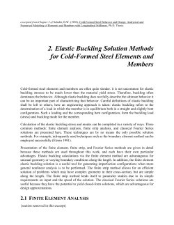 2. elastic buckling stress solution methods for cold