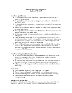 Ga Rules and Policies Jan 2017