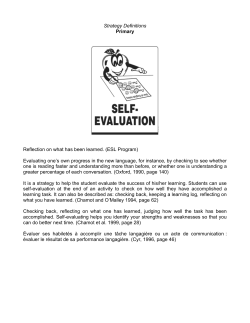 Strategy Definitions - Bureau virtuel de la CSSMI