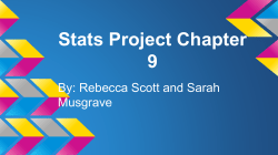 Stats Project Chapter 9