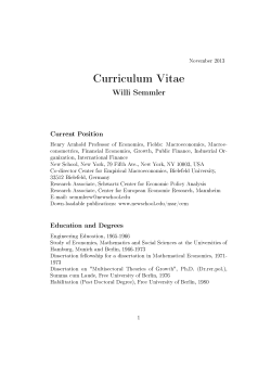 Curriculum Vitae