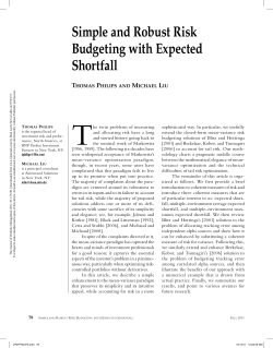 Simple and Robust Risk Budgeting with Expected Shortfall