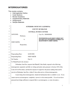 Objections to Interrogatories - Legal Aid Society of Orange County
