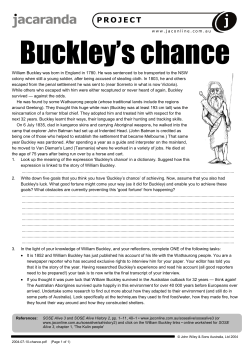 Buckley`s chance