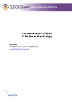 The World Needs a Global Collective Action Strategy