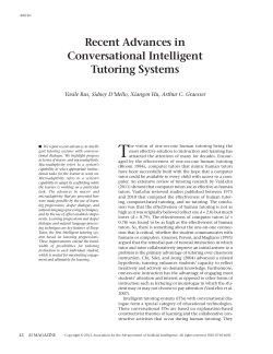 AI Magazine - Amazon Web Services
