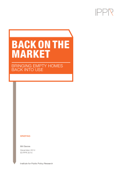 back on the market