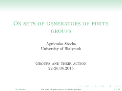 On sets of generators of finite groups