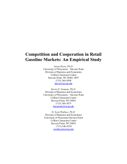 Competition and Cooperation in Retail Gasoline Markets: An