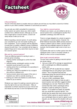 How to get a second opinion The two main routes for getting a