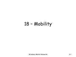 foreign agent: entity in visited network that performs - Rose